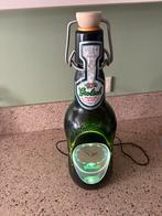 Grolsch klok met verlichting, Ophalen of Verzenden, Gebruikt, Overige typen, Grolsch