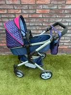 Hoge Poppenwagen + Verzorgingstas, Ophalen of Verzenden, Zo goed als nieuw, Kinderwagen, Overige merken