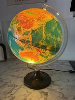 Vintage werelbol met verlichting, Ophalen of Verzenden, Verlicht, Zo goed als nieuw