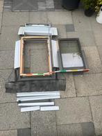 Draai-kiep-raam.  78cm-55cm, Ophalen, Gebruikt, Minder dan 80 cm, Dakraam