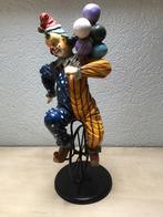 Clown op Eenwieler - Decoratief Beeld, Antiek en Kunst, Kunst | Beelden en Houtsnijwerken, Ophalen of Verzenden