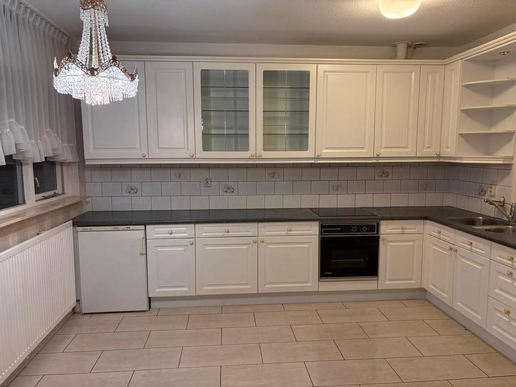 Complete keuken - Zelf demonteren, Huis en Inrichting, Keuken | Complete keukens, Gebruikt, Hoekkeuken, Wit, Kunststof, Ophalen