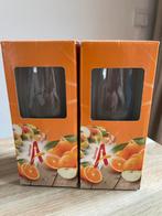 2 Appelsientje glazen - Nieuw in verpakking, Glas of Glazen, Nieuw, Ophalen of Verzenden, Glas