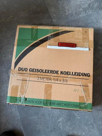 Nieuw en ongeopend - Koelleidingset 3 meter 1/4x3/8 - Airco beschikbaar voor biedingen