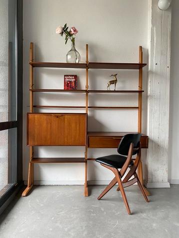 Vintage cadovius jaren 60 wandkast beschikbaar voor biedingen