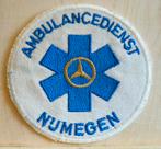 Patch ambulance "Ambulancedienst Nijmegen" chauffeur, Verzamelen, Militaria | Algemeen, Ophalen of Verzenden, Nederland, Embleem of Badge