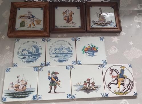 tegeltjes /wandtegel  Tichelaars, KLM en Societe Delfst, Antiek en Kunst, Curiosa en Brocante, Ophalen of Verzenden