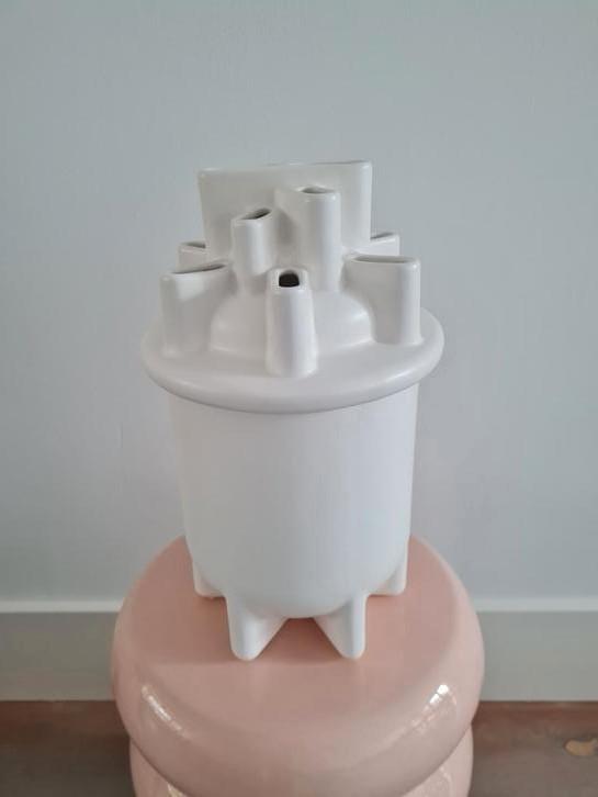 Zuiver vaas bassin maat M, Huis en Inrichting, Woonaccessoires | Vazen, Zo goed als nieuw, Overige kleuren, Minder dan 50 cm, Ophalen