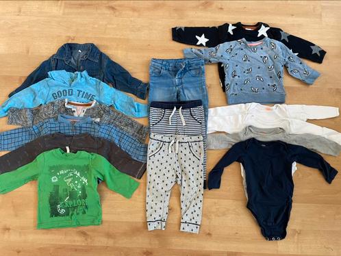 Kleding, jongen, maat 74-80, lange mouwen, Kinderen en Baby's, Babykleding | Baby-kledingpakketten, Gebruikt, Maat 74, Ophalen