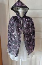 Mooie Halloween cape met spin motief zwart Roze 92 t/m 128, Kinderen en Baby's, Carnavalskleding en Verkleedspullen, Ophalen of Verzenden