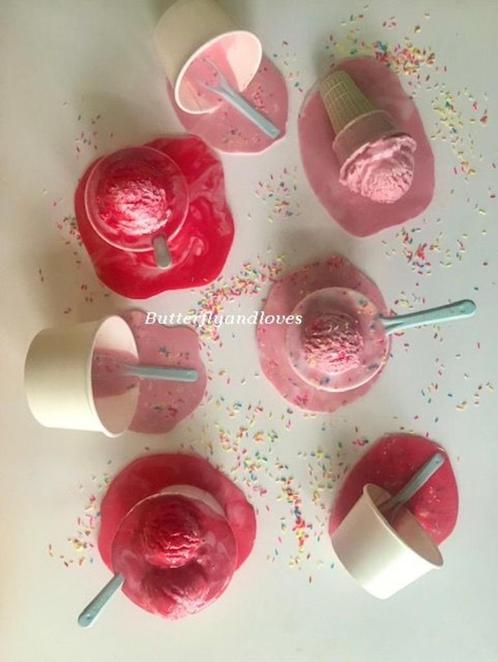 Prachtig Popart 3D gesmolten ijsje Kunst cadeau Epoxy Art, Antiek en Kunst, Kunst | Beelden en Houtsnijwerken, Ophalen