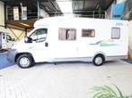 Chausson Flash 8 bouwjaar 2009, Caravans en Kamperen, Campers, Koelkast, Ringverwarming, Fiat, Treinzit