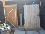 Stalen frame poort, Ophalen, Gebruikt, 100 tot 150 cm, Draaipoort