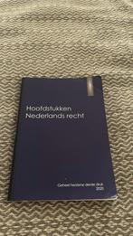 Hoofdstukken Nederlands recht, Boeken, Studieboeken en Cursussen, Ophalen of Verzenden, Alpha, Gelezen, WO