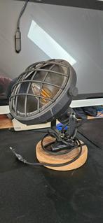 Industriële tafellamp, Huis en Inrichting, Lampen | Tafellampen, Ophalen of Verzenden, Minder dan 50 cm