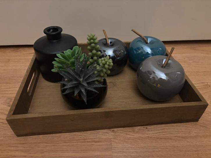 Decoratief Dienblad met Accessoires, Huis en Inrichting, Woonaccessoires | Overige, Zo goed als nieuw, Ophalen of Verzenden