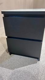 Ikea kastje 40x50cm zwartbruin met glasplaat, Ophalen, Zo goed als nieuw