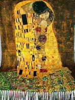 Sjaal schilderij Gustav Klimt de kus dames sjaal tweezijdige, Nieuw, Ophalen of Verzenden, Sjaal