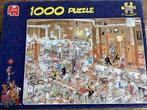 Gezellige Jan van Haasteren puzzel, Ophalen, 500 t/m 1500 stukjes, Zo goed als nieuw, Legpuzzel