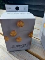 2x 10 Led papieren lampjes, slinger, Ophalen of Verzenden, Nieuw