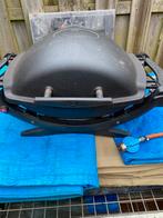 Weber Q gas bbq, Tuin en Terras, Houtskoolbarbecues, Ophalen, Zo goed als nieuw, Weber
