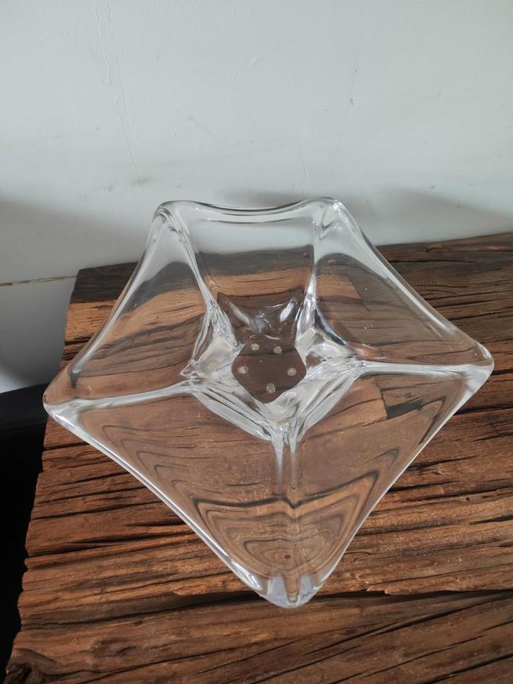 Siem van der Marel Glazen Schaal 5 puntig, Antiek en Kunst, Antiek | Glas en Kristal, Ophalen of Verzenden
