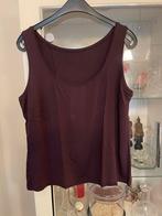 Topje aubergine viscose maat L, Kleding | Dames, Tops, Maat 42/44 (L), Zonder mouw, Ophalen of Verzenden, Onbekend