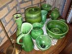 Groene keramiek collectie, Antiek en Kunst, Antiek | Keramiek en Aardewerk, Ophalen of Verzenden