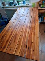 Massief Houten Tafelblad - Robuust & Stijlvol, Huis en Inrichting, Ophalen, Gebruikt, 100 tot 150 cm, Vijf personen of meer