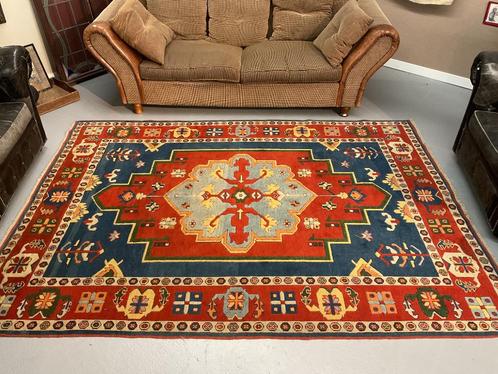 Handgeknoopt kleed tapijt Kazak Kaukasus # 9749, Huis en Inrichting, Stoffering | Tapijten en Kleden, Gebruikt, 200 cm of meer