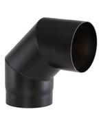 (M029) Fumio Bocht 90 Ø120 2mm zwart, Huis en Inrichting, Kachels, Marktplaats@dtz-europe.nl, Loenen, Verzenden, Houtkachel