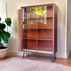 Vintage boekenkast | vitrinekast | jaren 60 | formule meubel, 100 tot 150 cm, 50 tot 100 cm, Niet bekend, 25 tot 50 cm