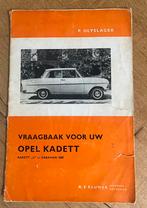 Opel Kadett A vraagbaak en andere boekjes en folders, Ophalen of Verzenden