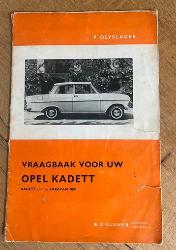Opel Kadett A vraagbaak en andere boekjes en folders beschikbaar voor biedingen