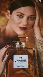 Chanel no5 poster, groot reclame object poster, Ophalen, Gebruikt, Deurposter of groter, Rechthoekig Staand