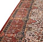 Nieuw oosters vloerkleed floral orange vases wol 244x364cm, Crème, Gebruikt, Persian carpet wool floral franjes, .