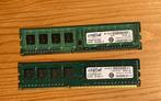Crucial 4GB DDR3 Ram (2 stuks)., Computers en Software, RAM geheugen, Nieuw, Desktop, 4 GB, Ophalen of Verzenden