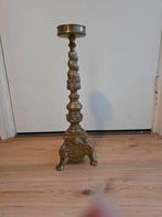 Antieke kandelaar van koper/brons, Antiek en Kunst, Antiek | Kandelaars, Ophalen, Koper of Brons