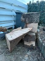 Boomstam houtblokken, Tuin en Terras, Haardhout, Minder dan 3 m³, Ophalen