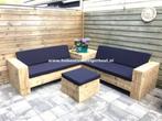 Steigerhout Loungeset Loungebank Hoekbank GRATIS BEZORGD, Nieuw, 6 zitplaatsen, Ophalen of Verzenden, Bank