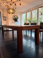 Linteloo VNU Eettafel - 276cm, Huis en Inrichting, Gebruikt, Eikenhout, 200 cm of meer, Vijf personen of meer