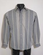 Grijskleurig designer overhemd met dessin van Robert Graham, Verzenden, Zo goed als nieuw, Grijs, Halswijdte 38 (S) of kleiner