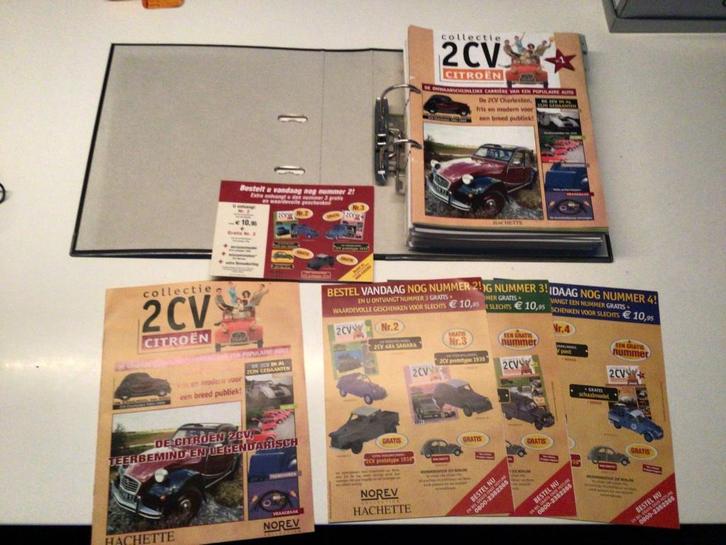 2cv Citroën modelauto boekjes, Hobby en Vrije tijd, Modelauto's | 1:43, Gebruikt, Auto, Norev, Ophalen of Verzenden