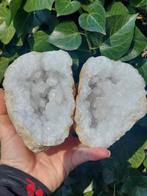Kwarts / bergkristal Geode Marokko, Ophalen of Verzenden, Mineraal