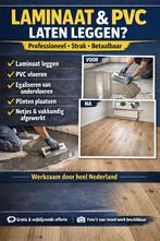 Laminaat, pvc, plinten en ook egaliseren, Ophalen of Verzenden, Gevuld, Nieuw