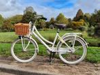 Popal transportfiets wit 24 inch met mand, Fietsen en Brommers, Ophalen, Versnellingen, Popal, Gebruikt