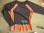 Bruin/Oranje Shirt Diesel Maat XS, Gedragen, Maat 34 (XS) of kleiner, Ophalen of Verzenden, Bruin