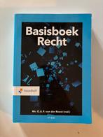 Basisboek Recht - 17e druk, Ophalen, Gamma, Zo goed als nieuw, HBO