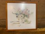 Geborduurd Schilderij bloemen, Ophalen of Verzenden