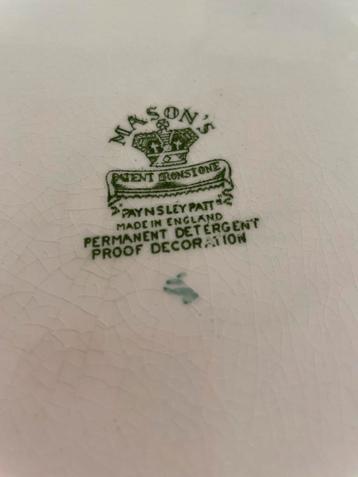 Mason's Green Painsley Serveerschaal beschikbaar voor biedingen